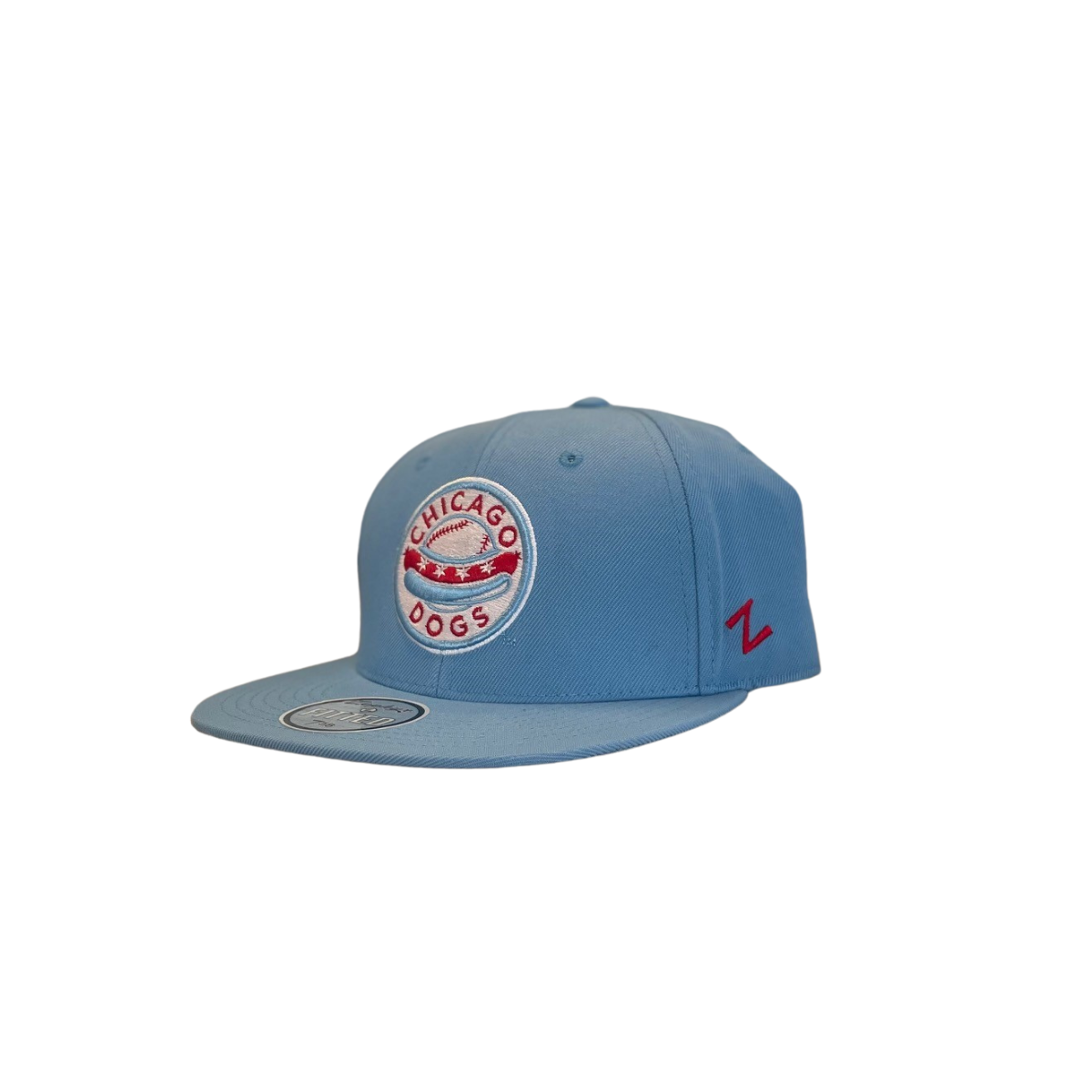 CHICAGO DOGS HAT FITTED AWAY LT BLUE