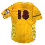 Chicago Dogs Wilson Pro Fusion Mens #18 Replica Wieners Jersey - Yellow - Chicago Dogs Team Store