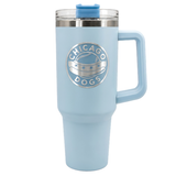 STAINLESS STEEL CHICAGO DOGS TUMBLER LIGHT BLUE
