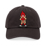 CHICAGO DOGS KETCHUP MASCOT CHARCOAL ADJUSTABLE HAT CAPX
