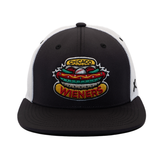 CHICAGO WIENERS BLACK/WHITE MESH STRETCH FIT HAT