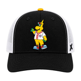 CHICAGO DOGS SQUEEZE MASCOT MESH SNAPBACK CAPX
