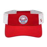 DOGS CIRCLE LOGO RED VISOR ZEPHYR