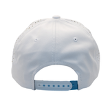 DOGS BASEBALL WHITE/BLUE PERFORMANCE SNAPBACK