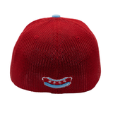 CHICAGO DOGS BLUE/RED MESH STRETCH FIT HAT
