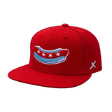 CHICAGO DOGS HAT FITTED HOME RED CAPX