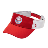 DOGS CIRCLE LOGO RED VISOR ZEPHYR