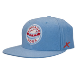 CHICAGO DOGS HAT FITTED LT BLUE CAPX