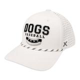 CHICAGO DOGS WHITE WAVELITE HAT W CHICAGO DOGS BASEBALL