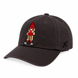 CHICAGO DOGS KETCHUP MASCOT CHARCOAL ADJUSTABLE HAT CAPX