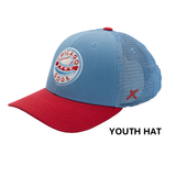 CHICAGO DOGS YOUTH BLUE/RED MESH SNAPBACK