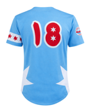 Chicago Dogs Wilson Pro Fusion Youth #18 Replica Road Jersey - Light Blue