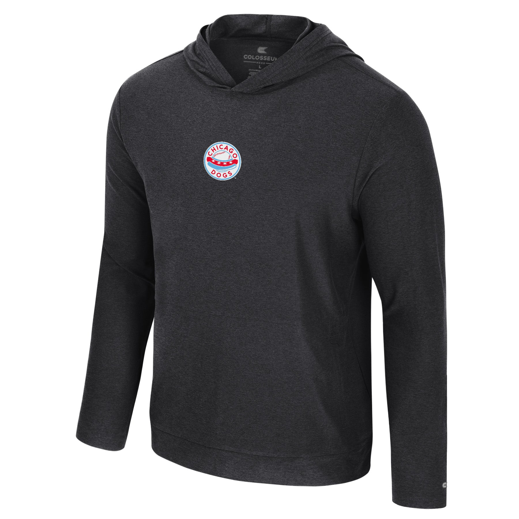 Chicago Dogs Mens Charcoal Light Pullover