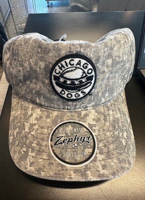 CHICAGO DOGS CAMO ADJUSTABLE HAT