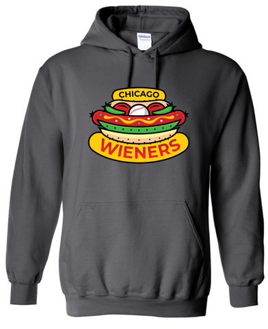 Charcoal Chicago Wieners Hoodie