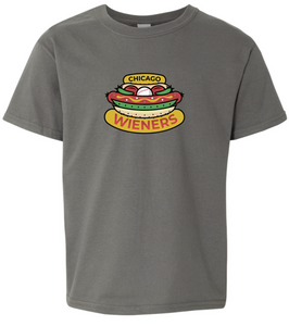 Chicago Wieners Youth SS Tee-Charcoal