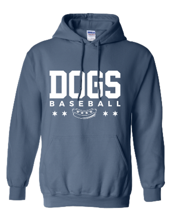 Chicago Dogs Baseball Steel Blue Hoodie – Chicago Dogs Team Store