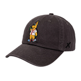 CHICAGO DOGS SQUEEZE MASCOT CHARCOAL ADJUSTABLE HAT