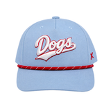 Chicago Dogs Script Blue w/ Red Rope