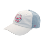 CHICAGO DOGS WHITE/PINK/LIGHT BLUE ADJUSTABLE HAT