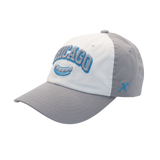 CHICAGO GREY/WHITE/BLUE ADJUSTABLE HAT