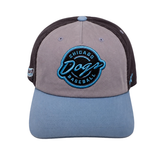 DOGS PATCH GREY/CHARCOAL/LIGHT BLUE