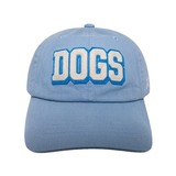 DOGS LIGHT BLUE "DOGS" CHAIN STITCH ADUSTABLE HAT