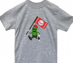 Chicago Dogs Toddler-Heather Grey Pickle Tee