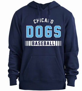 CHICAGO DOGS NAVY PERFORMANCE HOODIE