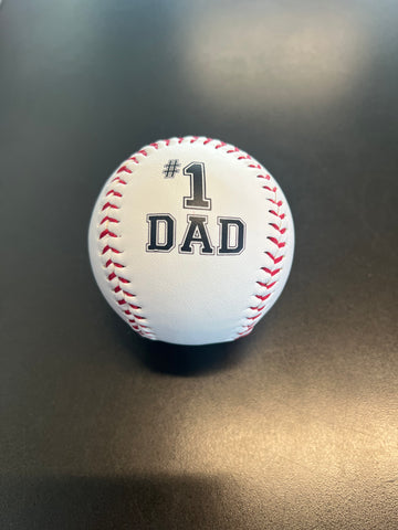 Number One Dad Baseball