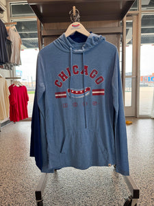 CHICAGO DOGS COLOSSEUM MEN'S HOODED TEE LIGHT BLUE