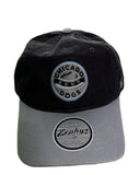 DOGS CIRCLE LOGO CHARCOAL ADJUSTABLE CAP