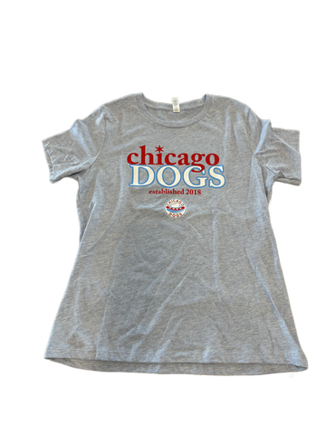 Women Star Grey Chicago T Shirt