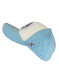 CHICAGO DOGS LIGHT BLUE / WHITE STRETCH FIT HAT