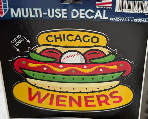 Chicago Dogs WinCraft 5x6 Wieners Decal