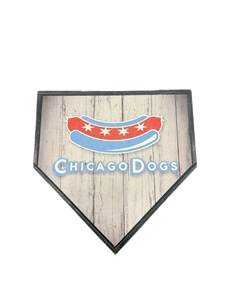 CHICAGO DOG SECONDARY LOGO BASEBALL PLAQUE