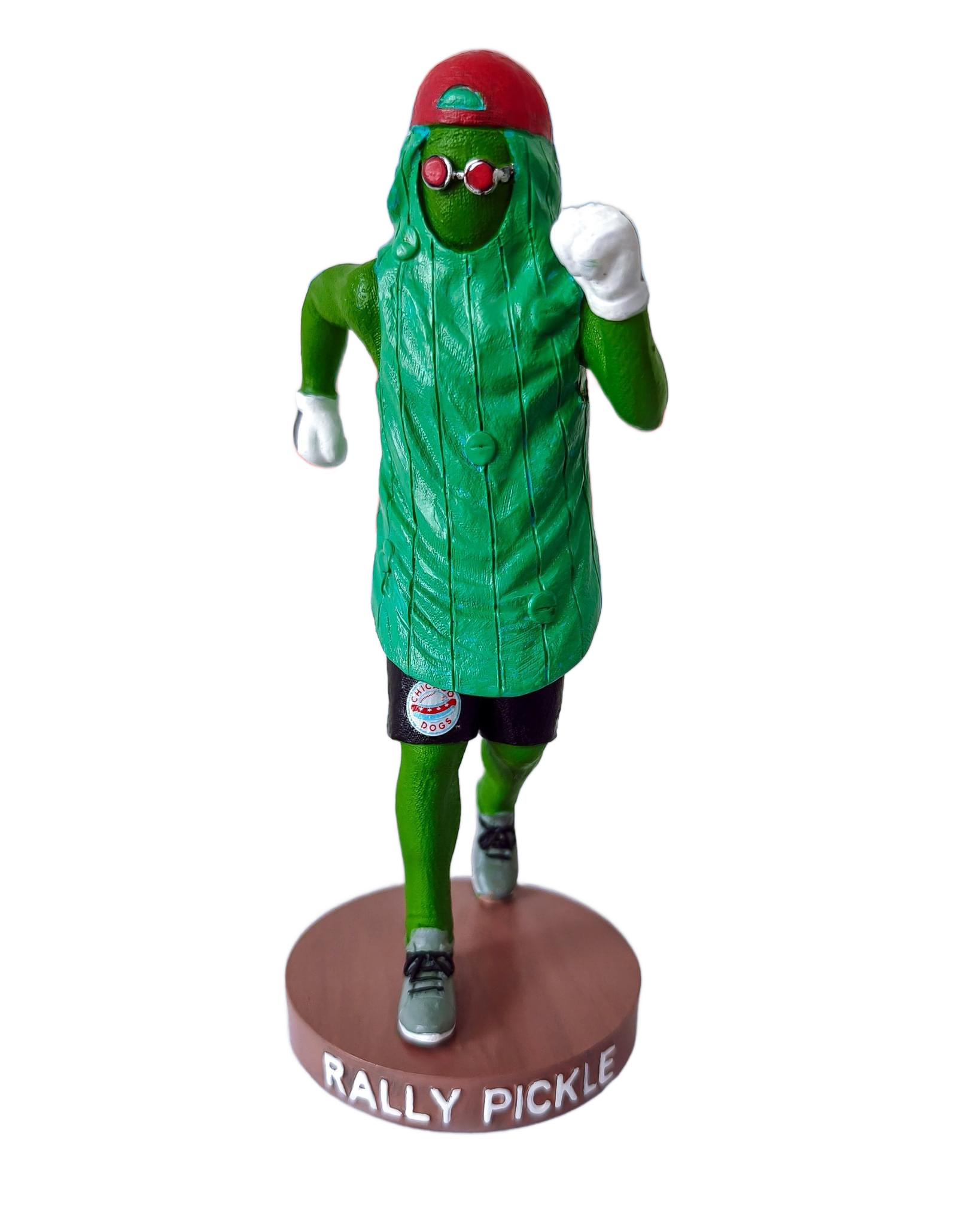 Chicago Dogs Rally Pickle Mascot Bobble Head