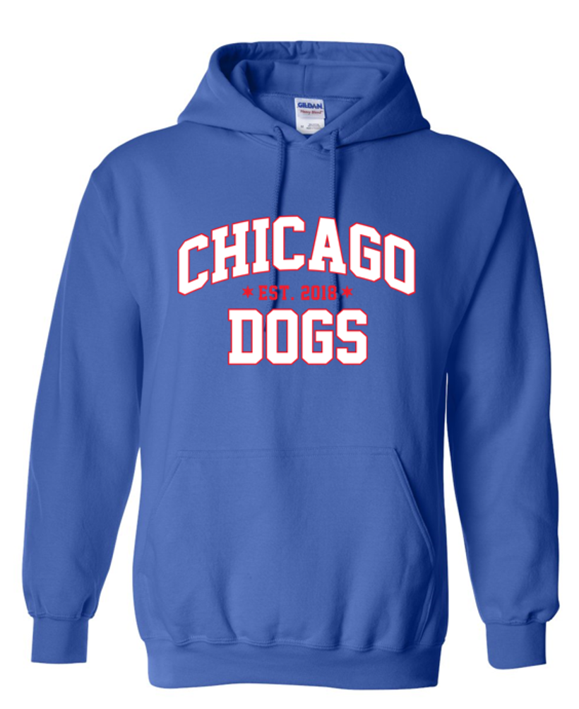 Chicago Dogs Royal Blue Playoff Hoodie