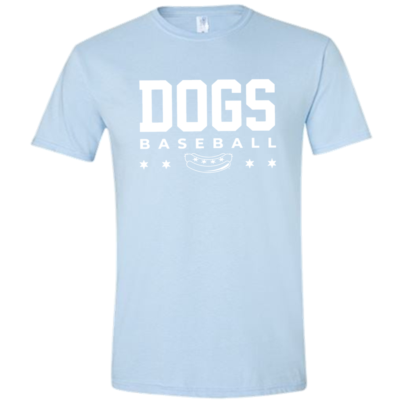 Chicago Dogs-Men's Baby Blue SS Tee