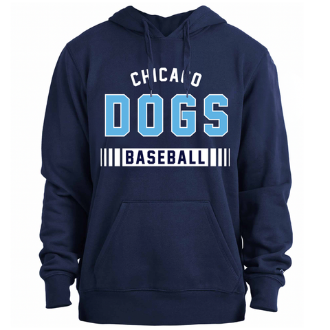 CHICAGO DOGS NAVY PERFORMANCE HOODIE