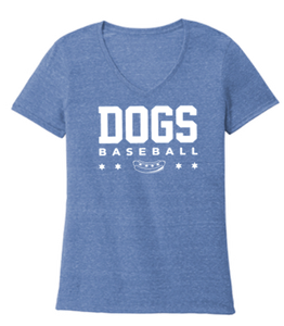 Chicago Dogs Women's Royal Frost V-Neck