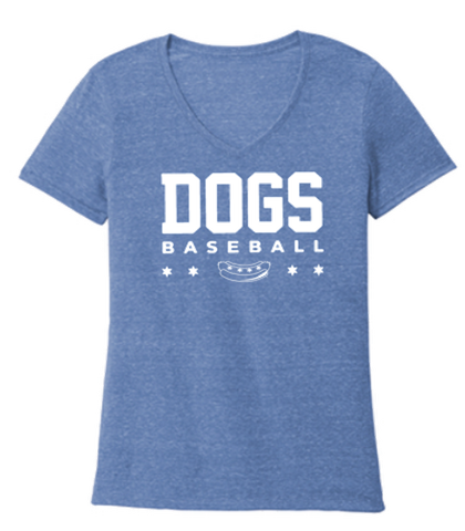 Chicago Dogs Women's Royal Frost V-Neck