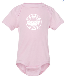 Chicago Dogs Pink Onesie