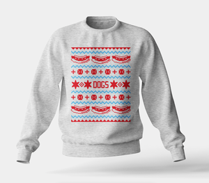 Special Edition - Chicago Dogs Heather Gray Holiday Sweater