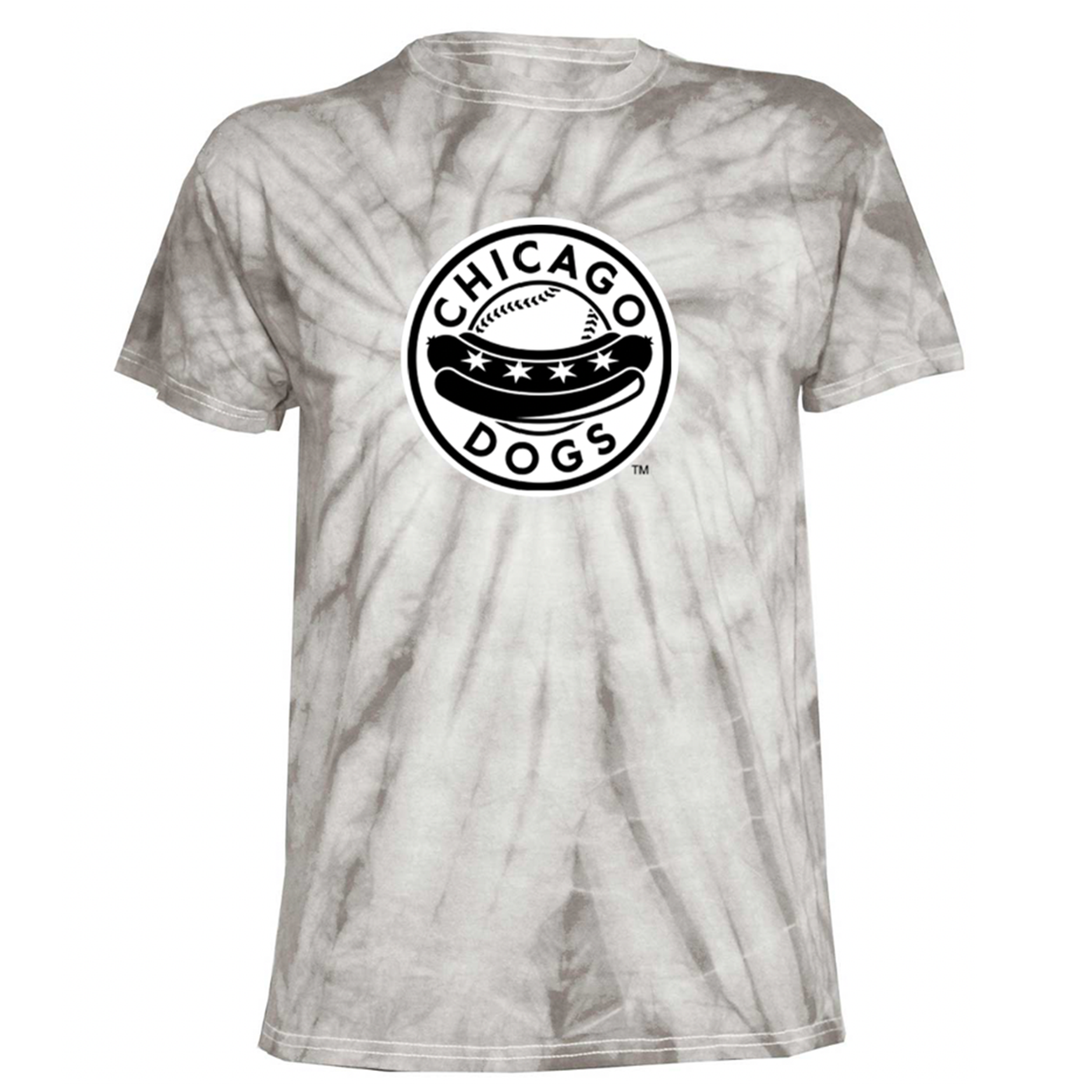 MEN'S BLACK WHITE TYE DYE