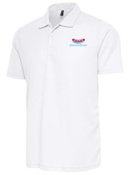 Chicago Dogs White Secondary Logo Polo