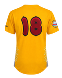Chicago Dogs Wilson Pro Fusion Mens #18 Replica Wieners Jersey - Yellow