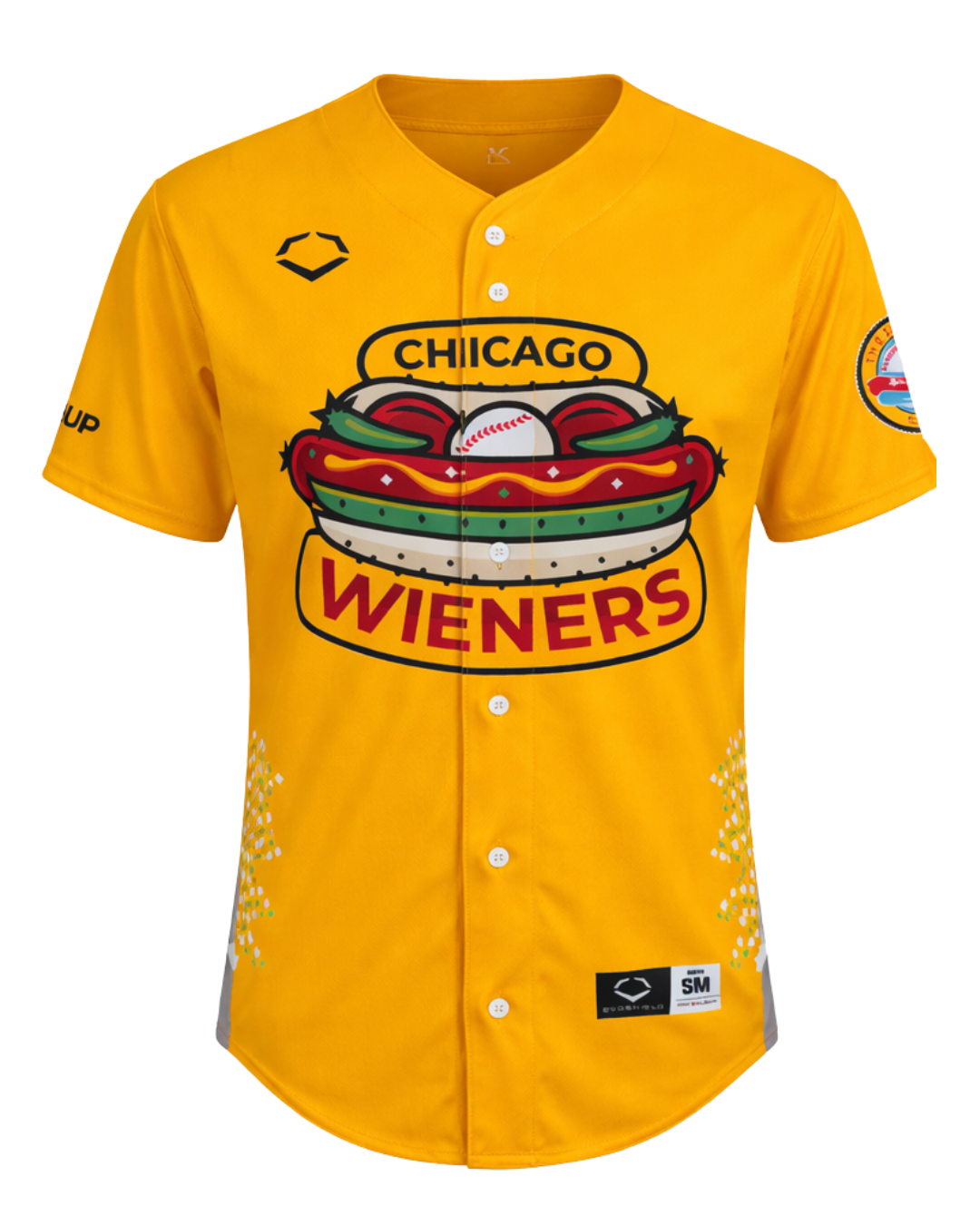 Chicago Dogs Wilson Pro Fusion Mens #18 Replica Wieners Jersey