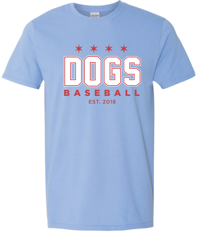 Dogs Light Blue T-Shirt EST 2018