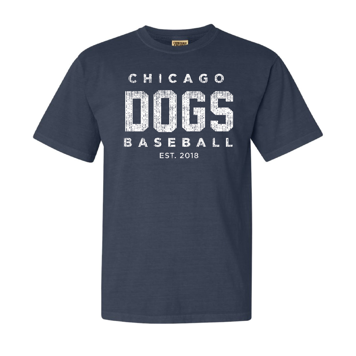 CHICAGO DOGS YOUTH DASH EST 2018 SHORT SLEEVE TEE - DENIM